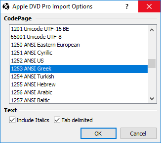  Import Configuration 