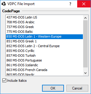  Import Configuration