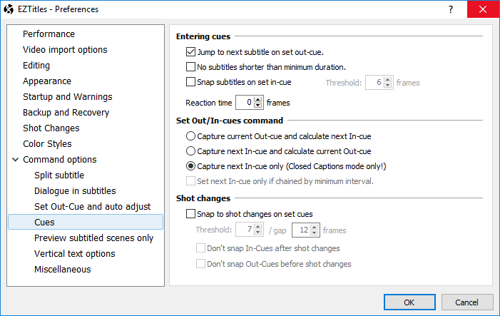  Closed Captions - Preferences