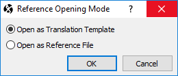  Reference file open mode